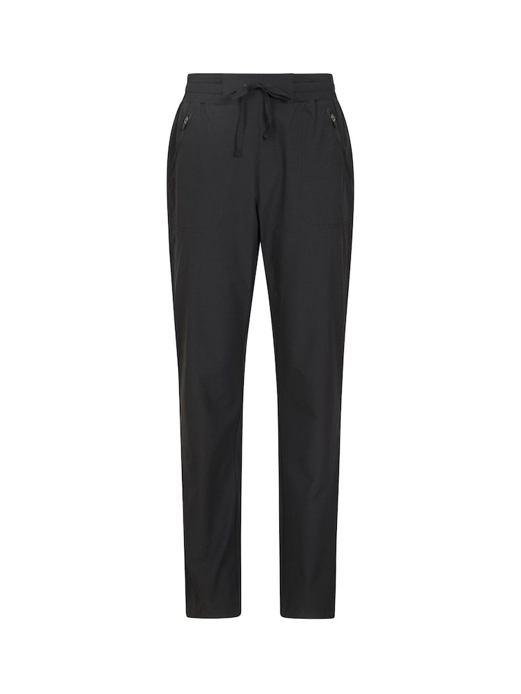 Mountain Warehouse Black Womens Explorer Quick Drying UV Max Trousers - Image 1 of 5