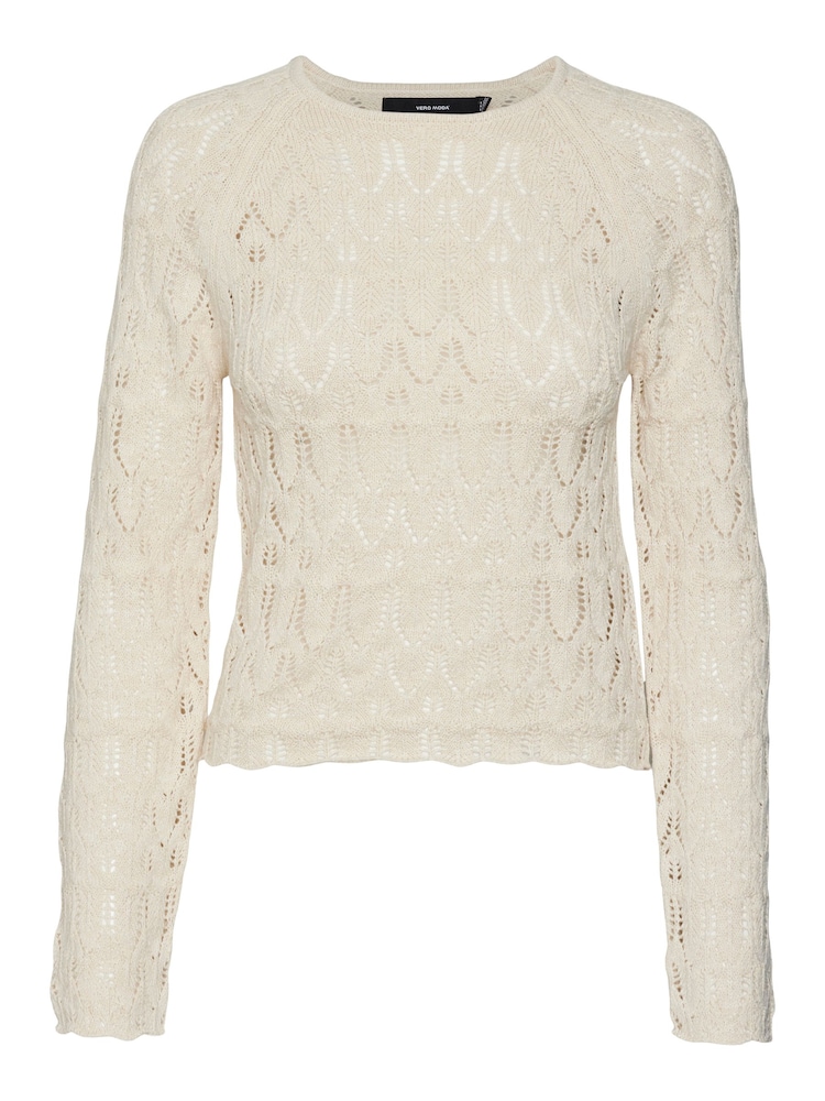 VERO MODA Cream Crochet Summer Jumper - Image 6 of 6 VERO MODA Cream Crochet Summer Jumper - Image 6 of 6