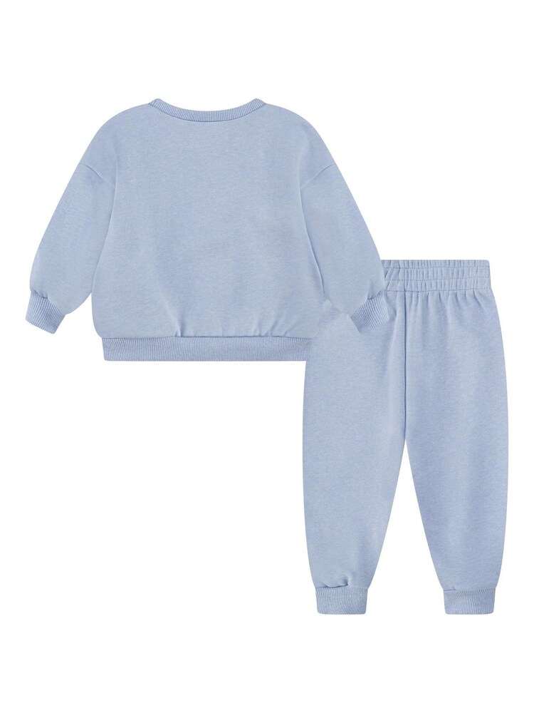 Nike Blue Essential Fleece Crew Neck Set - Image 2 of 4 Nike Blue Essential Fleece Crew Neck Set - Image 2 of 4