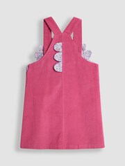 طقم مكون من فستان كوردروي نمط مئزر بطريقة التطبيق Appliqué مميز ورداء علوي من JoJo Maman Bébé - صورة 3 من 5