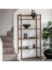 Gallery Home Dark Wood Neston Open Display - Image 1 of 3