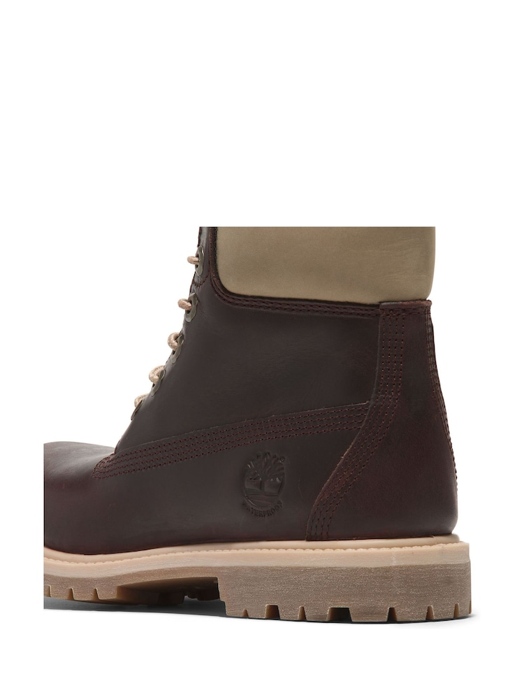 Timberland Brown Premium 6 Inch Boots - Image 8 of 8