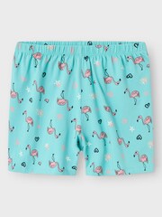 Name It Blue Short Sleeve Printed Pyjamas - Image 1 of 1