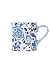 Cath Kidston Blue Strawberry Garden Mollie Mugs Set Of 4 - Image 3 of 4