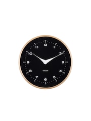 Karlsson Black Wood Osado Dome Wall Clock - Image 2 of 4