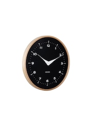 Karlsson Black Wood Osado Dome Wall Clock - Image 3 of 4