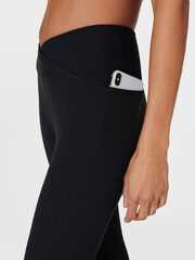 Schwarz - Sweaty Betty Super Soft Ultra-Lite 7/8 Wrap Yoga Leggings - Bild 4 von 7