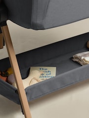 Silver Cross Whisper Grey Lunar Bedside Crib - Image 4 of 6