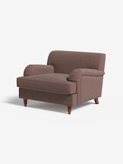 MADE.COM Basket Weave Dusky Pink Orson Loveseat - Image 1 of 3