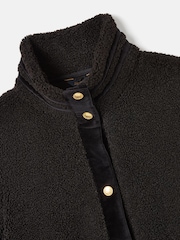 Joules Fleur Black Fleece Jacket - Image 11 of 12