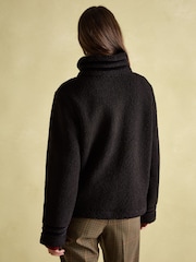 Joules Fleur Black Fleece Jacket - Image 2 of 12