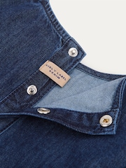 KIDLY Blue 100% Cotton Denim Pocket Dress - Image 3 of 5