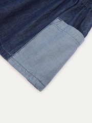 KIDLY Blue 100% Cotton Denim Pocket Dress - Image 4 of 5