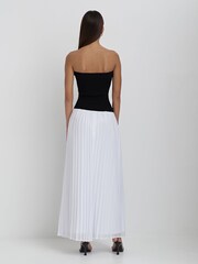 4th & Reckless Black MILA Rib Knit Asymmetric Top - Image 2 of 4