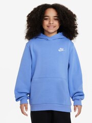 Blauwe Pulse - Nike Club fleece overheadhoodie - Image 1 of 3