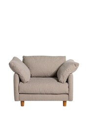 Barker and Stonehouse Brown Larkin Boucle Armchair - Image 3 of 6