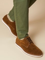 Jones Bootmaker Blue Lowen2 Suede Casual Lace-Up Shoes - Image 1 of 6