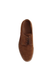 Jones Bootmaker Blue Lowen2 Suede Casual Lace-Up Shoes - Image 5 of 6