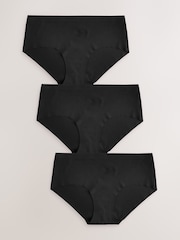 Black Short No VPL Comfort Knickers 3 Pack - Image 8 of 13