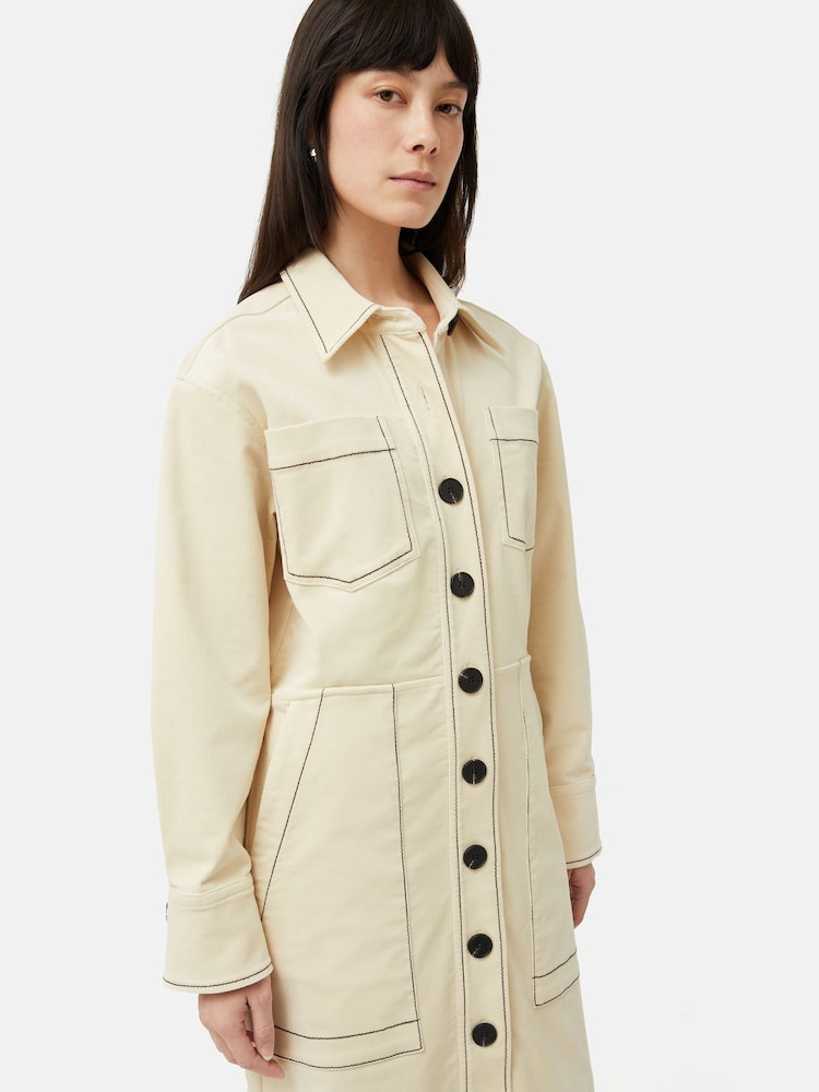 Jigsaw Cord Shirt Dress - Image 2 of 6