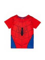 Vanilla Underground Blue Boys Spider-Man 100% Cotton Short Pyjamas - Image 3 of 7