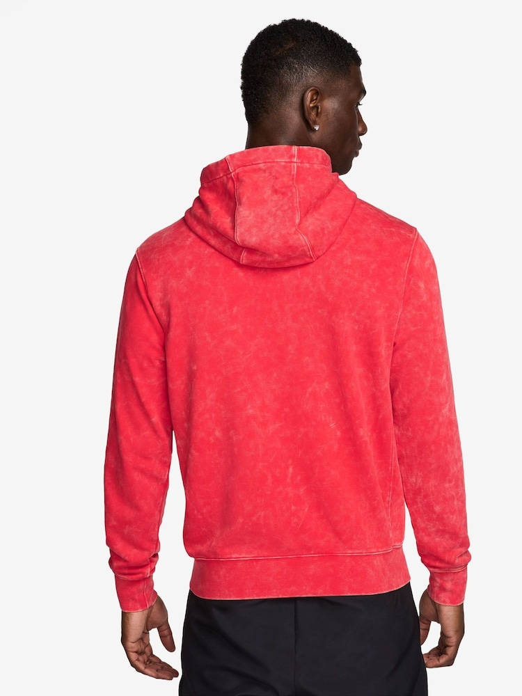 Nike Red Liverpool FC Club Football Full-Zip Hoodie - Image 2 of 3
