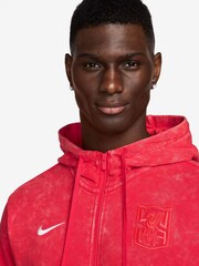Nike Red Liverpool FC Club Football Full-Zip Hoodie - Image 3 of 3