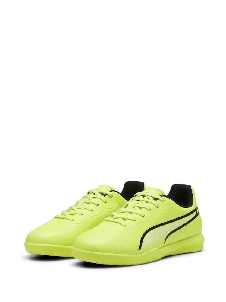 Puma Green Kids King Match It Unisex Football Boots - Image 2 of 5