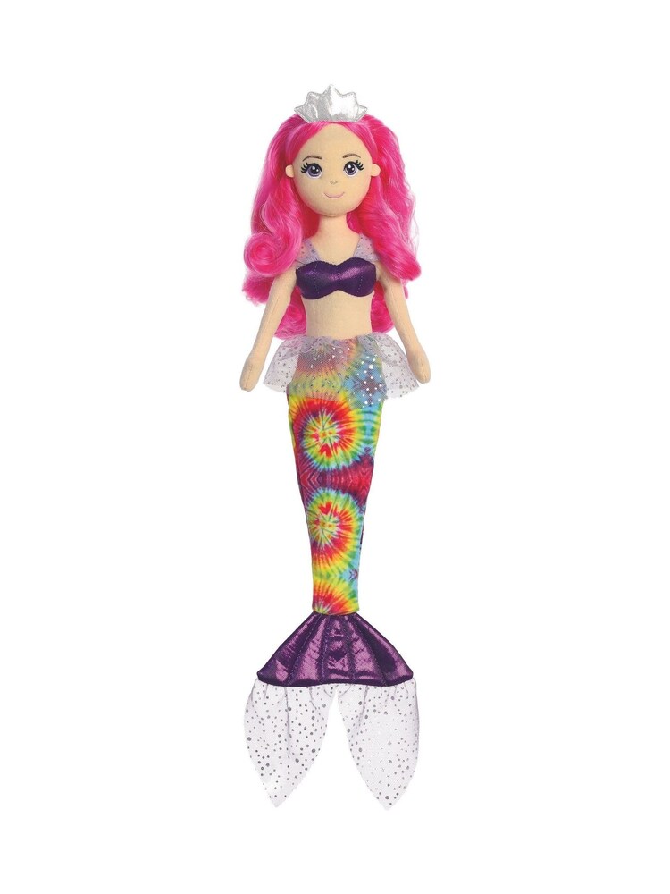 Aurora World Sea Sparkles Tie Dye Melody Plush Toy - Image 1 of 2 Aurora World Sea Sparkles Tie Dye Melody Plush Toy - Image 1 of 2