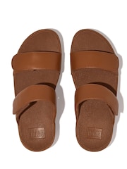 FitFlop Lulu Adjustable Leather Slide Sandals - Image 6 of 6
