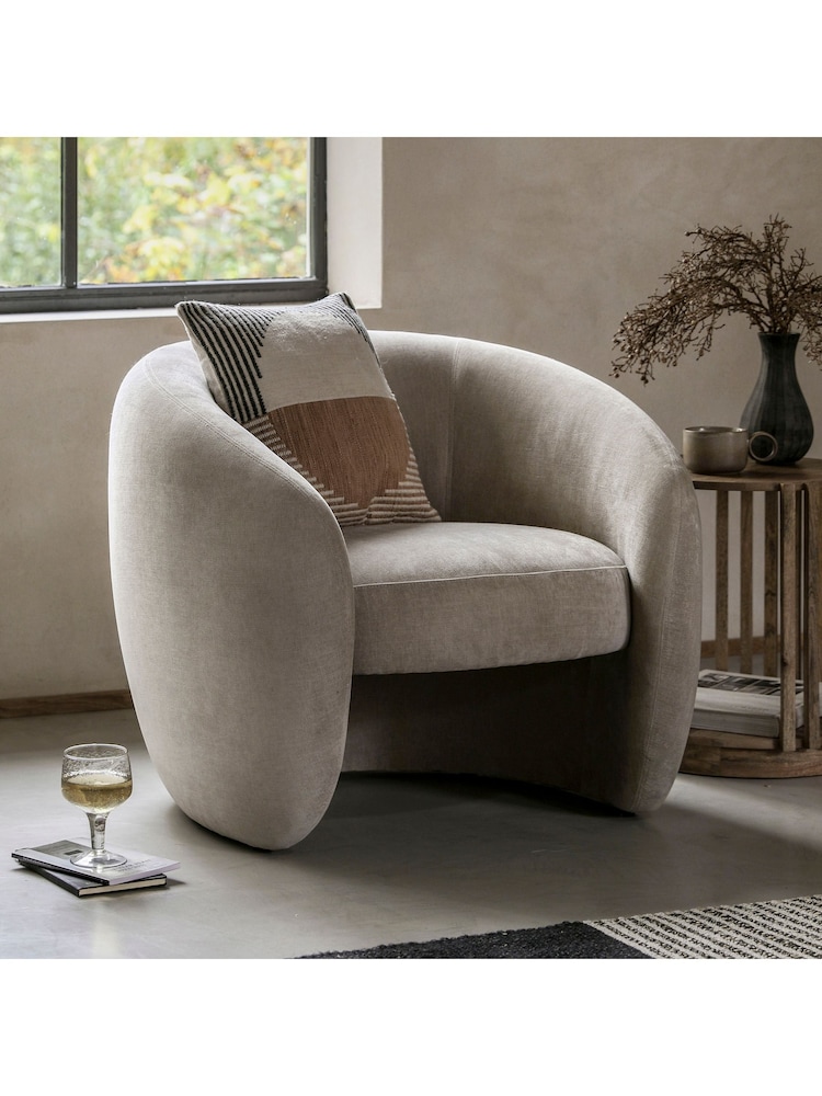 Gallery Home Cream Codie Leather Armchair - Image 1 of 6