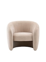 Gallery Home Cream Codie Leather Armchair - Image 5 of 6