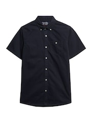 Superdry Blue Merchant Store Short Sleeve Shirt - Image 3 of 5