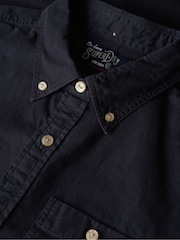 Superdry Blue Merchant Store Short Sleeve Shirt - Image 4 of 5
