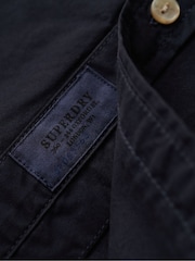 Superdry Blue Merchant Store Short Sleeve Shirt - Image 5 of 5