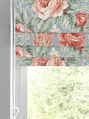 Laura Ashley Ochre Yellow Wild Roses Made to Measure 100% Cotton Roman Blinds - Image 2 of 6
