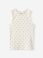 Cotton On White Fitted Essential Tank & Kelcey Shorts Set - Image 2 of 3