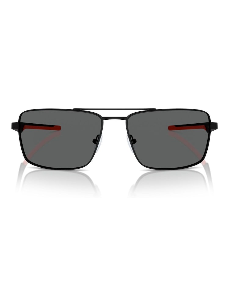 Ferrari Scuderia Fz5001 Rectangle Black Sunglasses - Image 2 of 6 Ferrari Scuderia Fz5001 Rectangle Black Sunglasses - Image 2 of 6