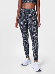 Sweaty Betty Grey Dapple Print Full Length Power Workout Leggings - Image 3 of 15
