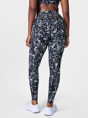 Sweaty Betty Grey Dapple Print Full Length Power Workout Leggings - Image 4 of 15