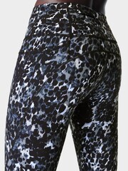 Sweaty Betty Grey Dapple Print Full Length Power Workout Leggings - Image 8 of 15