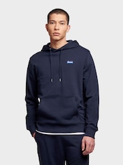 Penfield Blue Mens Relaxed Fit Original Logo 100% Cotton Hoodie - Image 1 of 6