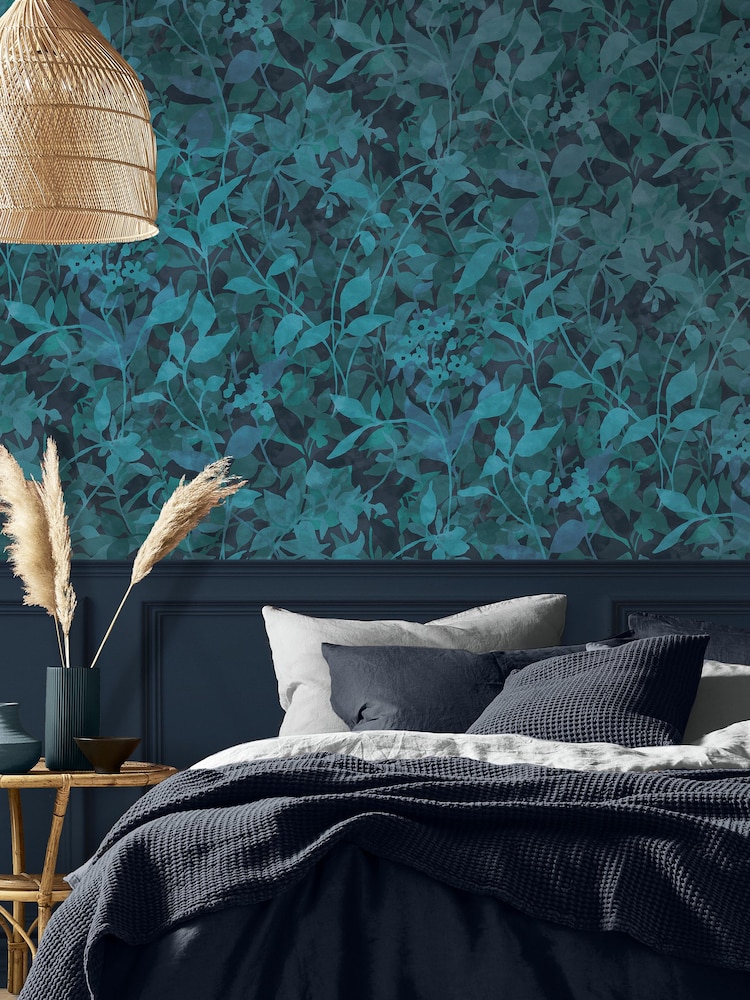 Graham & Brown Midnight Fleur 10M Wallpaper - Image 1 of 4