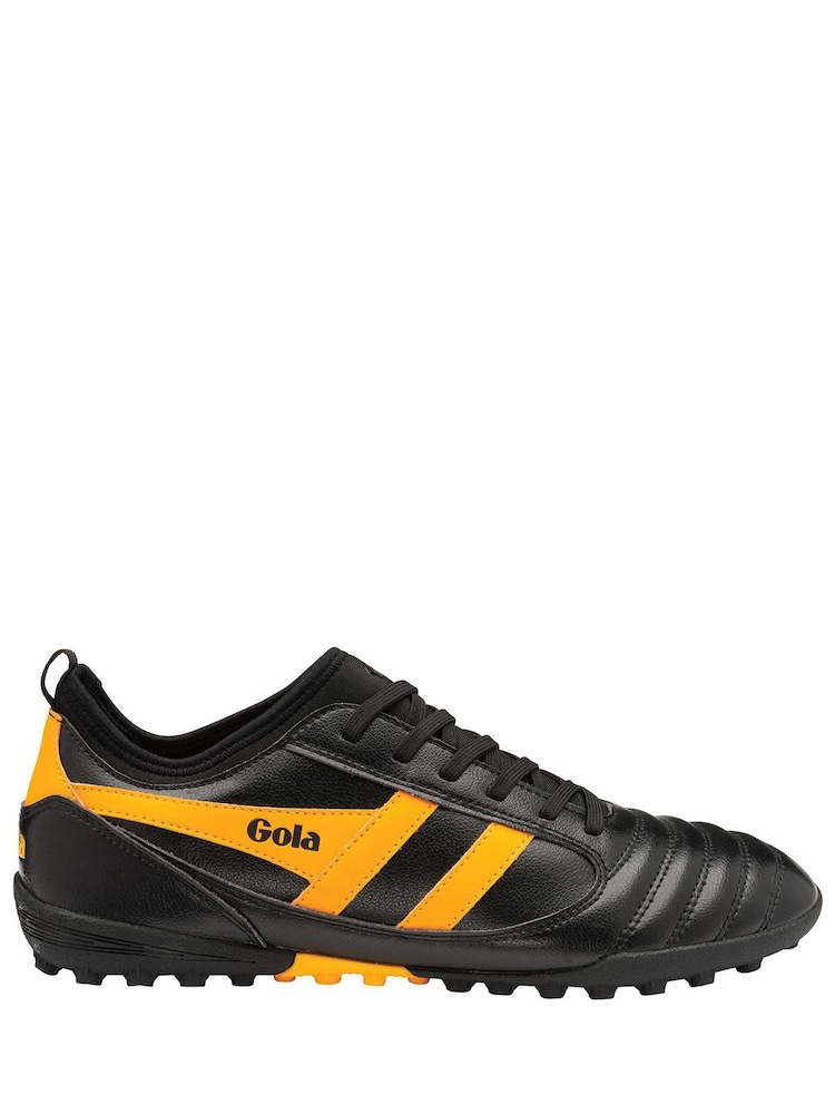 Gola Black Juniors Ceptor Turf Microfibre Lace-Up Football Boots - Image 1 of 5 Gola Black Juniors Ceptor Turf Microfibre Lace-Up Football Boots - Image 1 of 5
