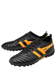 Gola Black Juniors Ceptor Turf Microfibre Lace-Up Football Boots - Image 2 of 5