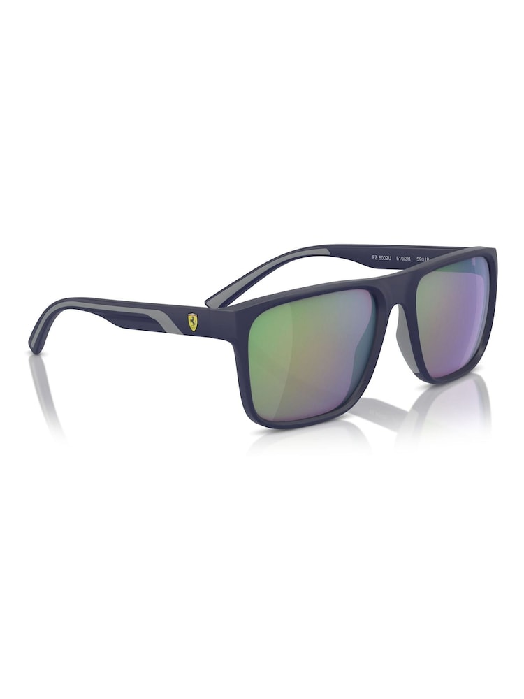 Ferrari Blue Scuderia Fz6002U Square Sunglasses - Image 1 of 6