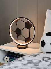 Black Football Rechargeable Battery Wireless Table Lamp - Image 1 of 5