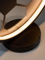 Black Football Rechargeable Battery Wireless Table Lamp - Image 3 of 5