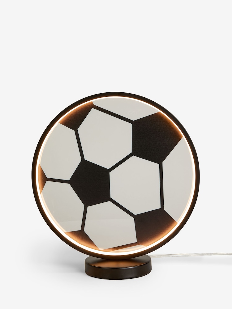 Black Football Rechargeable Battery Wireless Table Lamp - Image 5 of 5