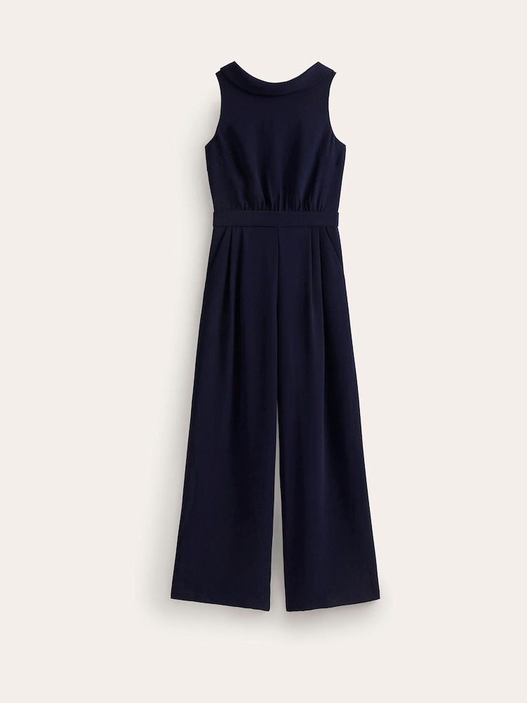 Boden Dark Blue Clarissa Jumpsuit - Image 4 of 5